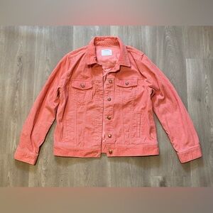 Old navy brand pink corduroy jacket size large